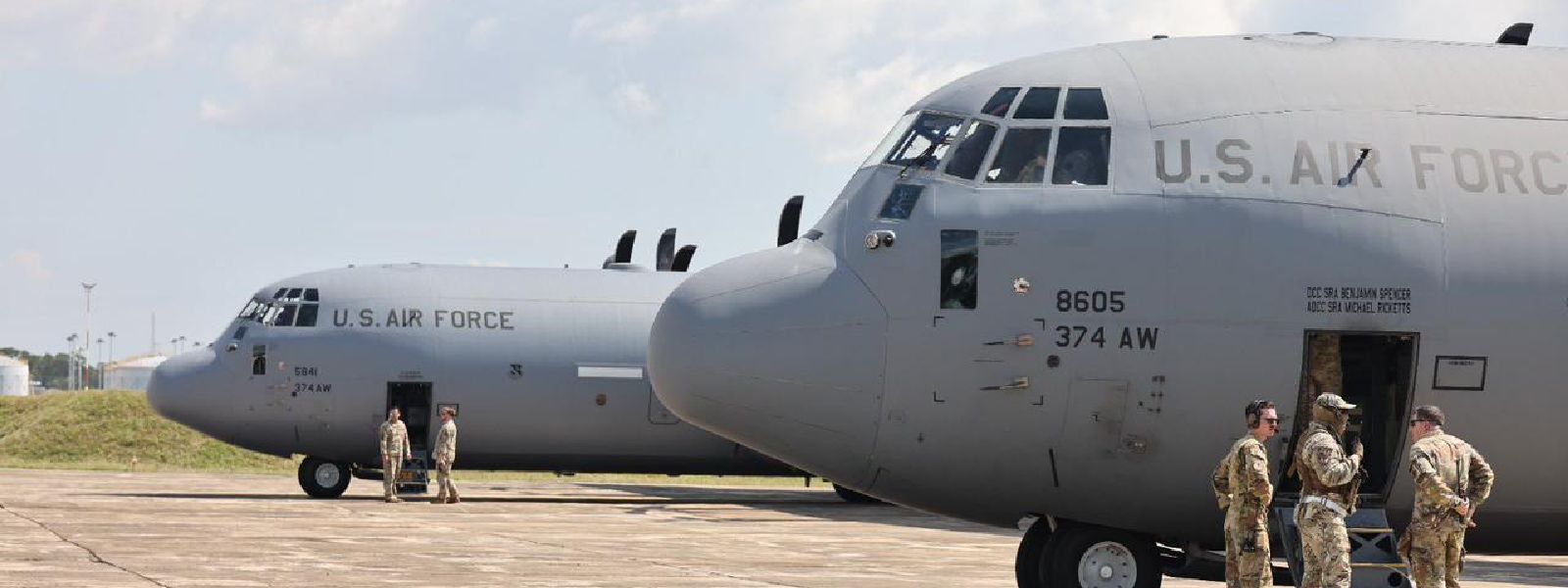 அமெரிக்காவின் 02 சரக்கு விமானங்கள் நாட்டிற்கு..